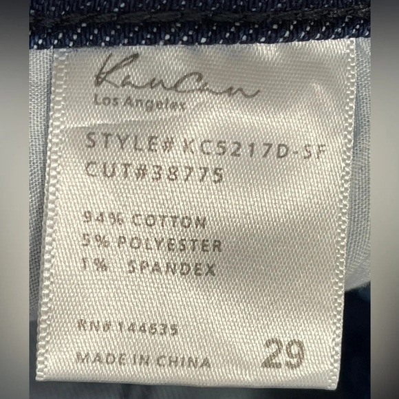 KanCan Ultra High Rise Slim Straight Distressed Cadence Jeans Sz 29 KC5217TD - Picture 8 of 9
